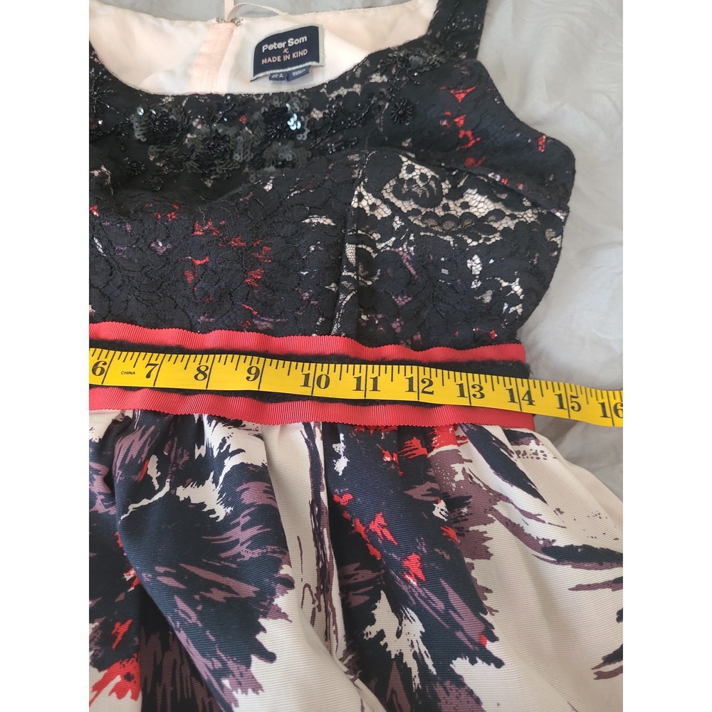 Peter Som x Made in Kind Women SZ 4 fit and flare Brushstroke and Blossom dress - Picture 9 of 12
